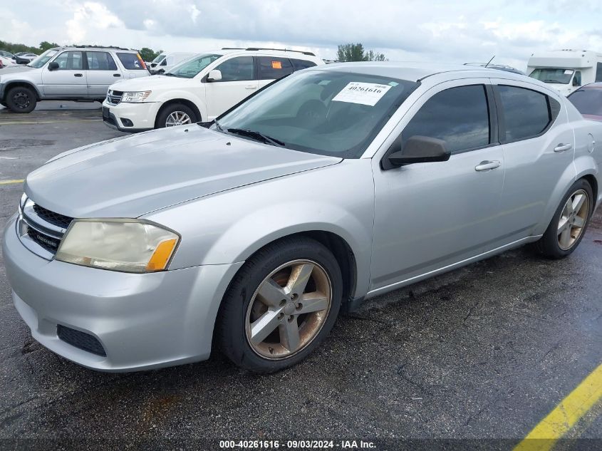 2012 Dodge Avenger Se VIN: 1C3CDZAB3CN252102 Lot: 40261616