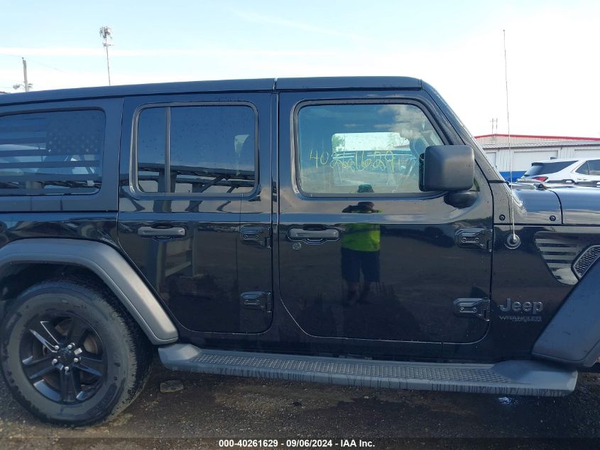 2019 Jeep Wrangler Unlimited Sport Altitude 4X4 VIN: 1C4HJXDG7KW650427 Lot: 40261629