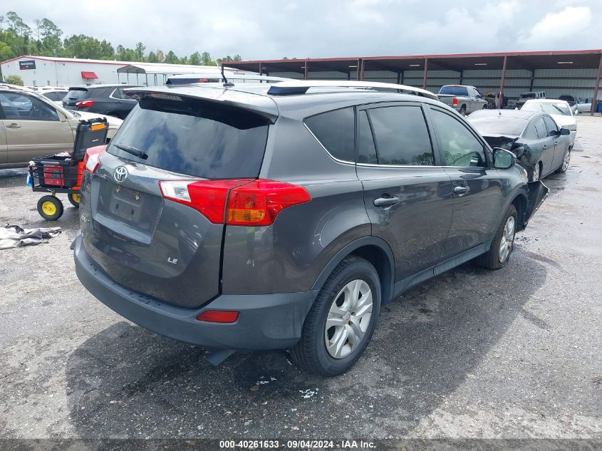 2015 Toyota Rav4 Le VIN: JTMZFREV5FJ040494 Lot: 40261633