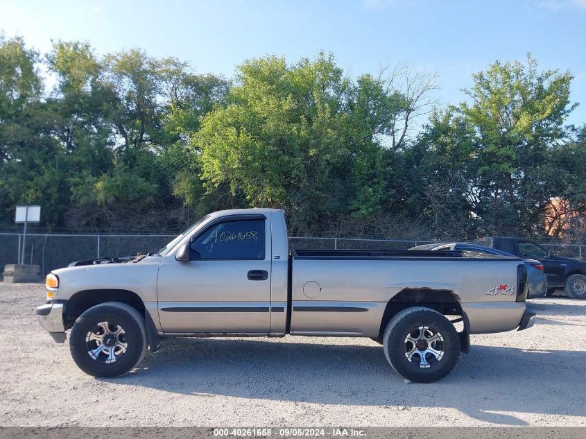 2000 GMC Sierra 1500 Sl VIN: 1GTEK14V6YE364160 Lot: 40261658