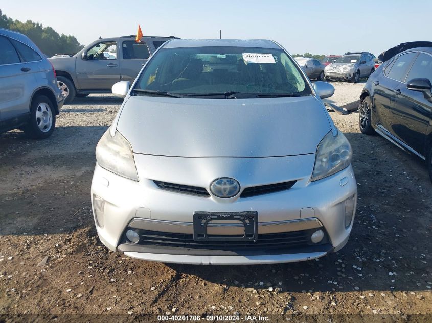 2012 Toyota Prius Plug-In Advanced VIN: JTDKN3DP5C3026454 Lot: 40261706