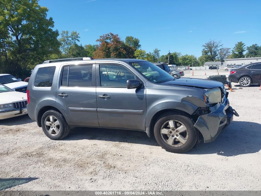 2010 Honda Pilot Ex-L VIN: 5FNYF4H54AB024846 Lot: 40261716