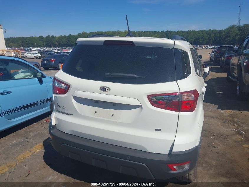 2021 Ford Ecosport Se VIN: MAJ3S2GE4MC405566 Lot: 40261729