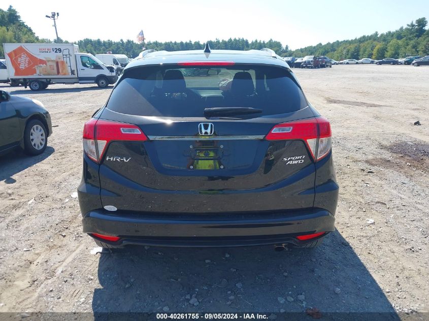 2022 Honda Hr-V Awd Sport VIN: 3CZRU6H15NM701241 Lot: 40261755