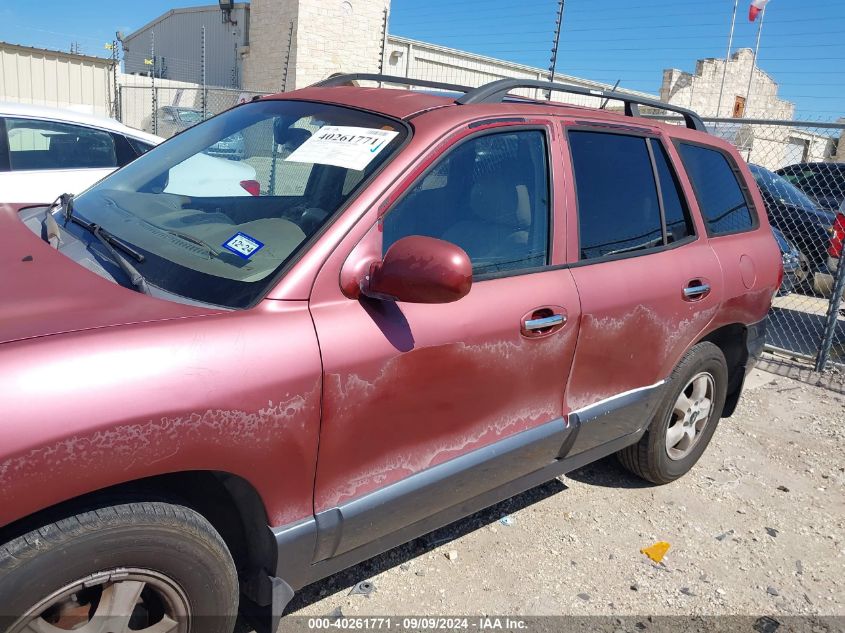 2005 Hyundai Santa Fe Gls/Lx VIN: KM8SC13E45U947096 Lot: 40261771