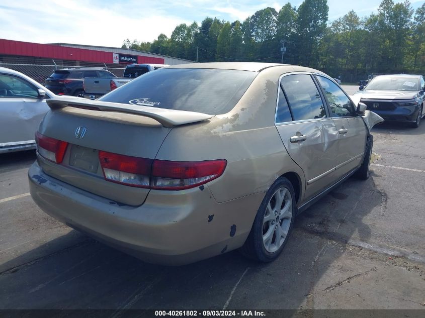 2003 Honda Accord 2.4 Lx VIN: 1HGCM56373A019337 Lot: 40261802