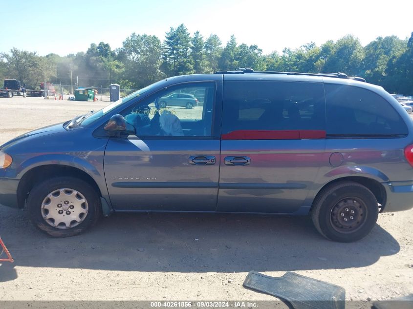 2001 Chrysler Voyager Lx VIN: 1C8GJ45301B151964 Lot: 40261856