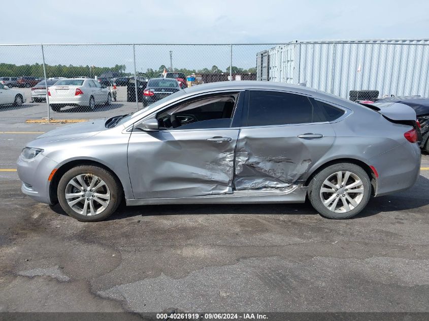 2017 Chrysler 200 Limited Platinum VIN: 1C3CCCAB0HN510471 Lot: 40261919