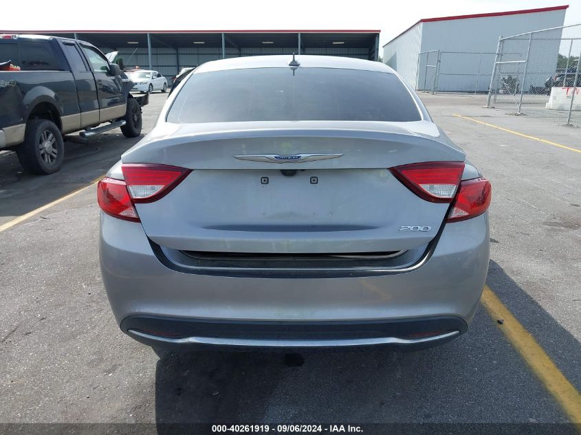 2017 Chrysler 200 Limited Platinum VIN: 1C3CCCAB0HN510471 Lot: 40261919