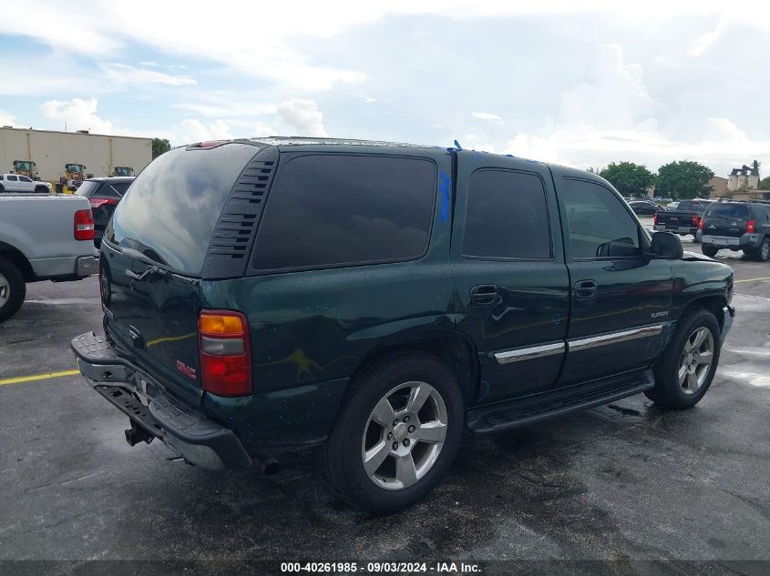 2001 GMC Yukon Slt VIN: 1GKEC13T81J186444 Lot: 40261985