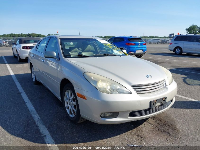 2004 Lexus Es 330 VIN: JTHBA30G040007877 Lot: 40261991