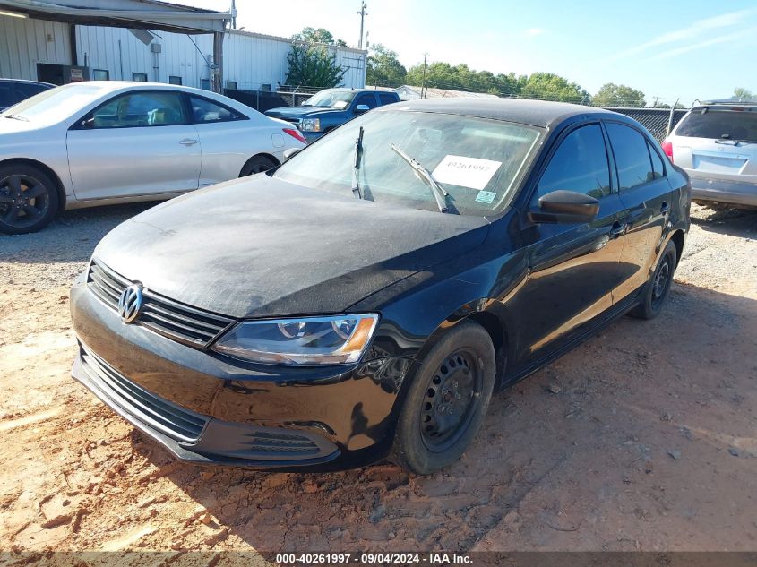 2012 Volkswagen Jetta 2.0L S VIN: 3VW1K7AJ0CM303079 Lot: 40261997