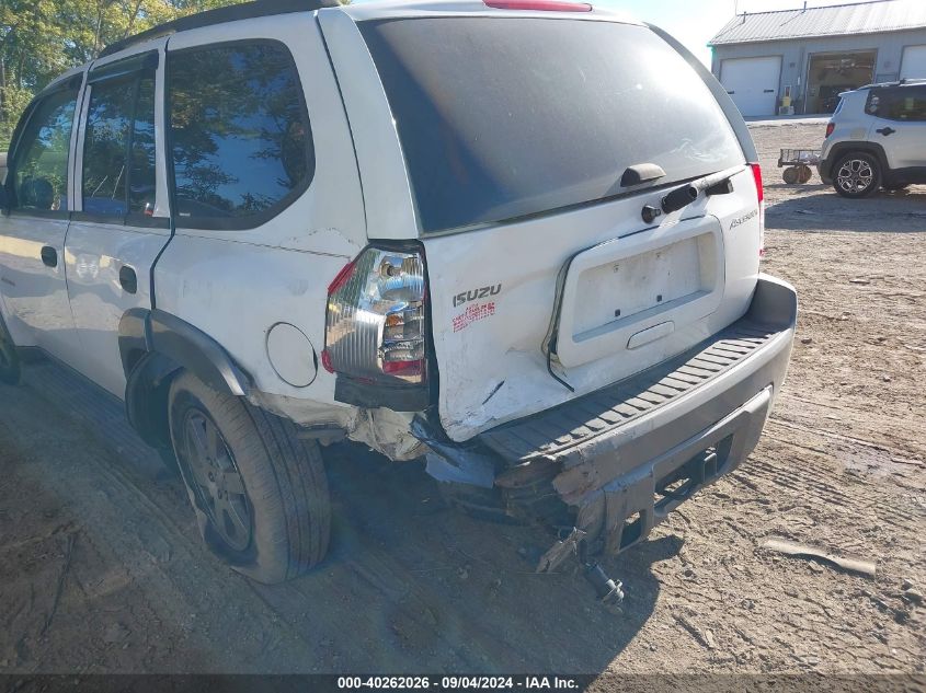 2007 Isuzu Ascender S/Ls/Limited VIN: 4NUDS13S672702423 Lot: 40262026