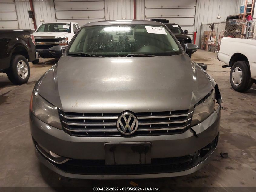 2012 Volkswagen Passat 2.0L Tdi Sel Premium VIN: 1VWCN7A31CC084023 Lot: 40262027