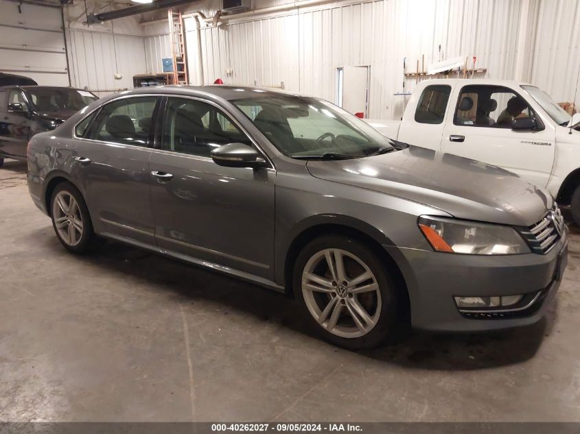 2012 Volkswagen Passat 2.0L Tdi Sel Premium VIN: 1VWCN7A31CC084023 Lot: 40262027