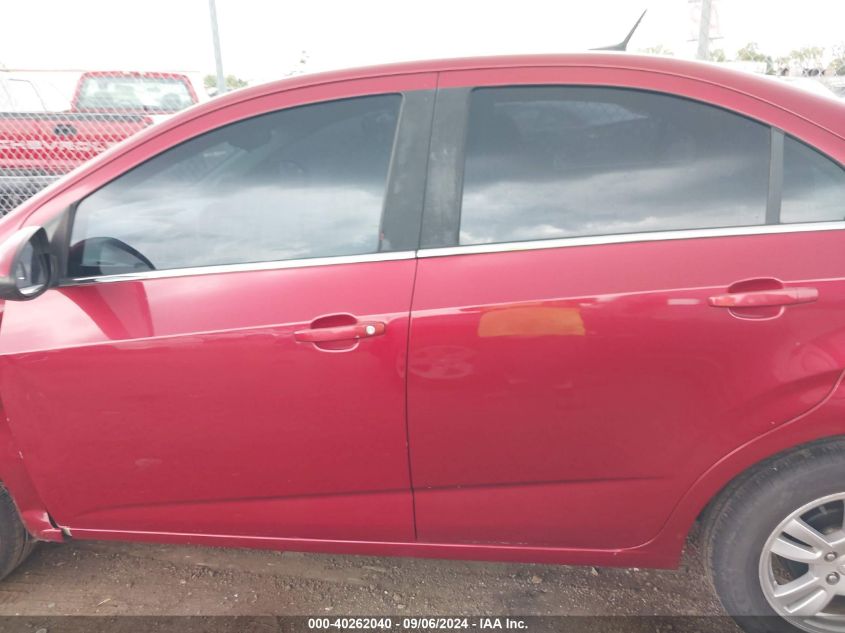 2014 CHEVROLET SONIC LT AUTO - 1G1JC5SH3E4197380