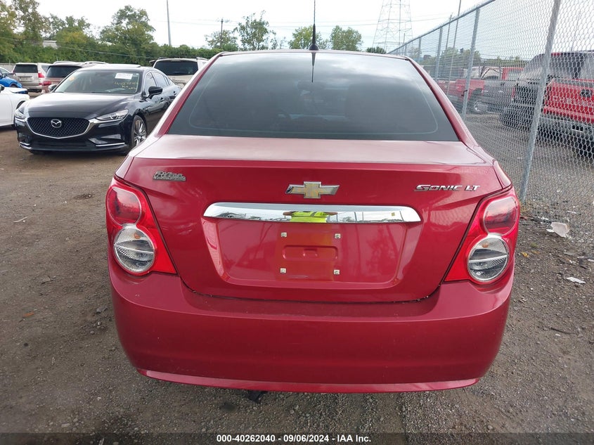 2014 CHEVROLET SONIC LT AUTO - 1G1JC5SH3E4197380