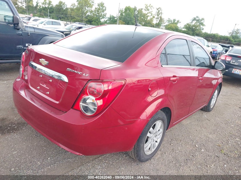 2014 CHEVROLET SONIC LT AUTO - 1G1JC5SH3E4197380