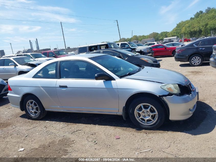 2004 Honda Civic Vp VIN: 1HGEM22174L070287 Lot: 40262097