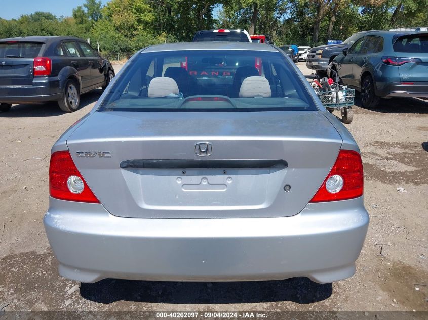 2004 Honda Civic Vp VIN: 1HGEM22174L070287 Lot: 40262097