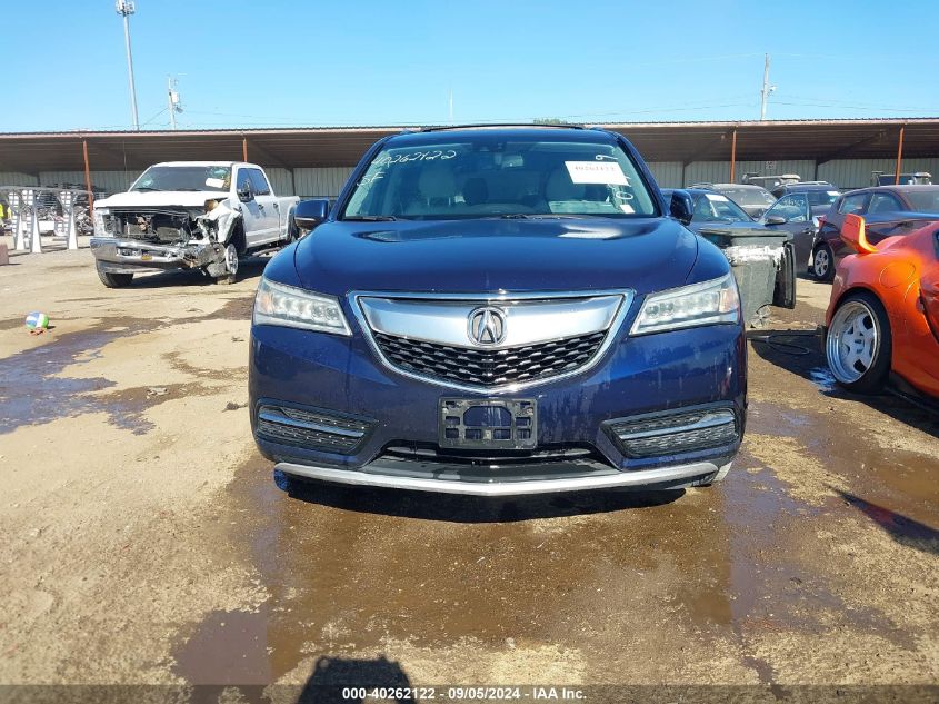 2015 Acura Mdx Technology VIN: 5FRYD4H4XFB007729 Lot: 40262122