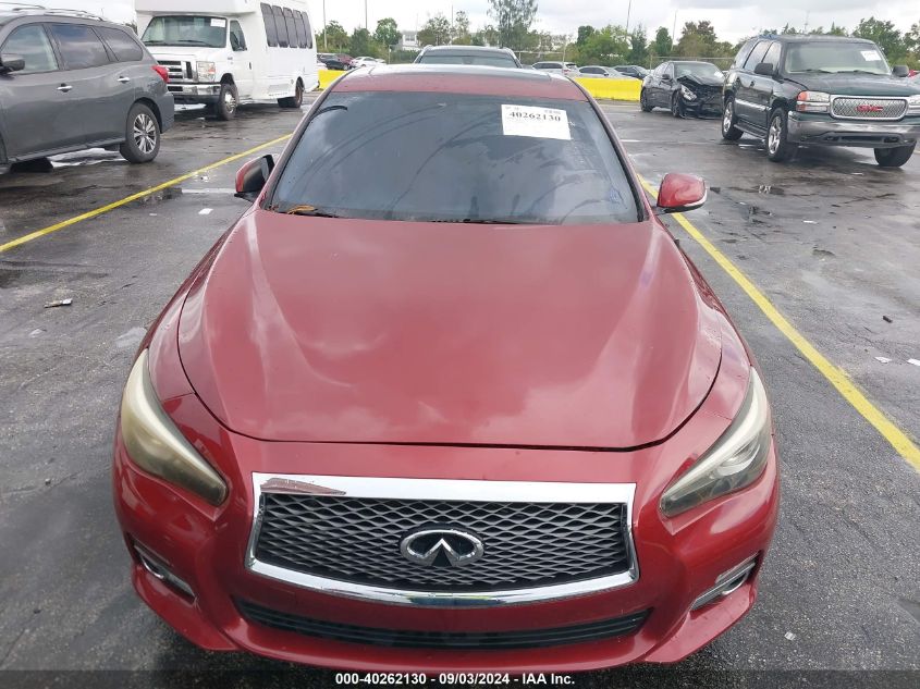 2015 Infiniti Q50 Premium VIN: JN1BV7AP7FM340829 Lot: 40262130