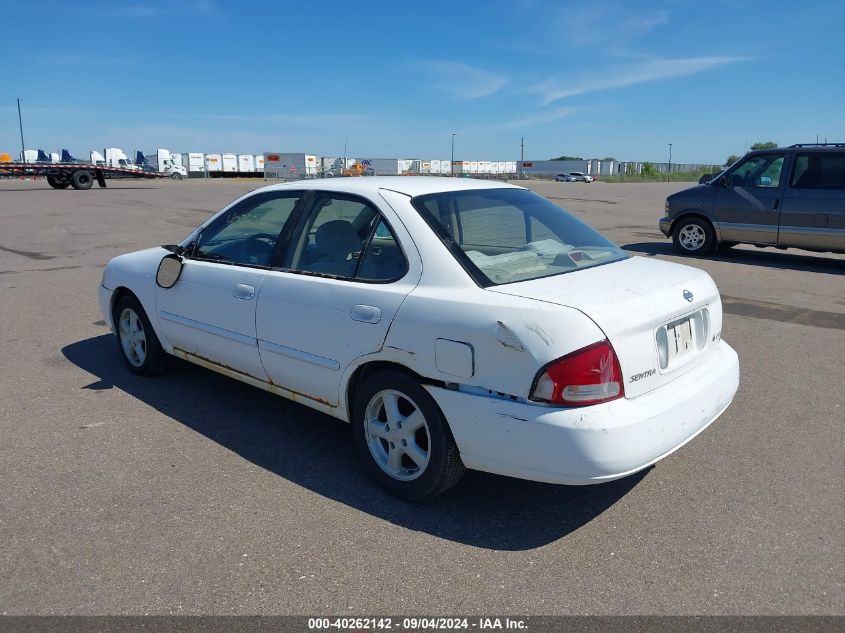 2001 Nissan Sentra Gxe VIN: 3N1CB51A21L391381 Lot: 40262142