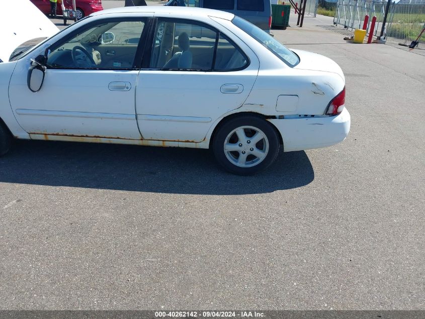 2001 Nissan Sentra Gxe VIN: 3N1CB51A21L391381 Lot: 40262142