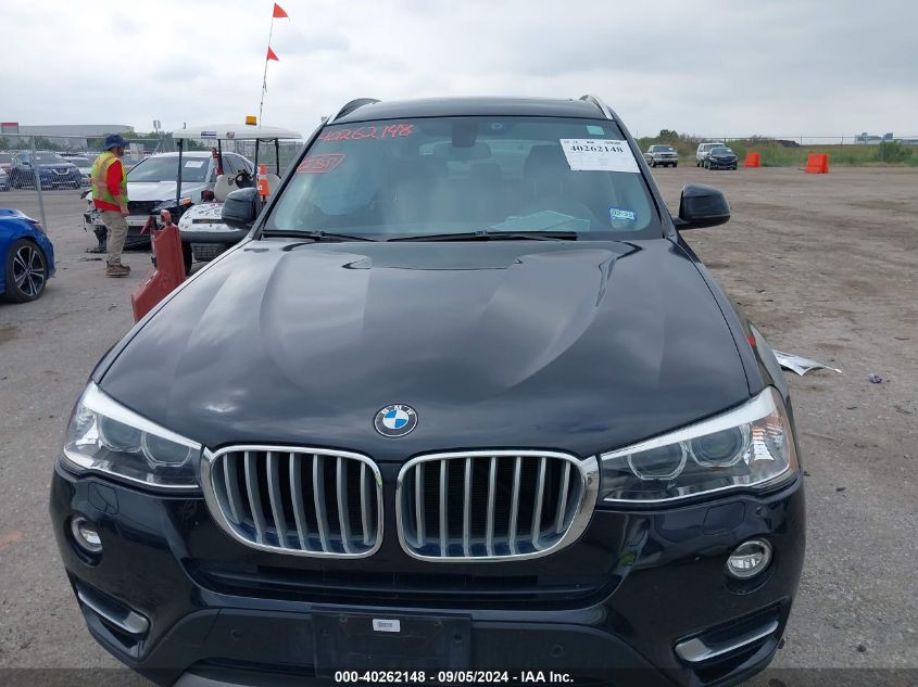 2017 BMW X3 Sdrive28I VIN: 5UXWZ7C34H0V88929 Lot: 40262148