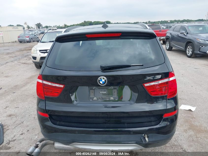 2017 BMW X3 Sdrive28I VIN: 5UXWZ7C34H0V88929 Lot: 40262148