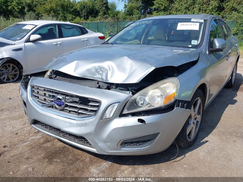 2013 Volvo S60 T5/T5 Platinum/T5 Premier/T5 Premier Plus VIN: YV1612FS2D1216518 Lot: 40262153