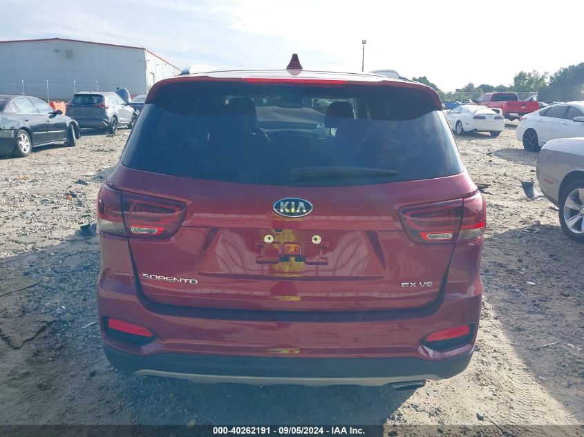 2019 Kia Sorento Ex/Ex Sport VIN: 5XYPHDA50KG462628 Lot: 40262191