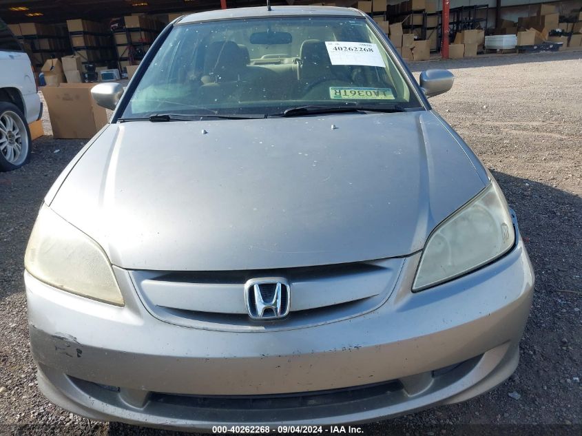 2004 Honda Civic Hybrid VIN: JHMES96604S007846 Lot: 40262268