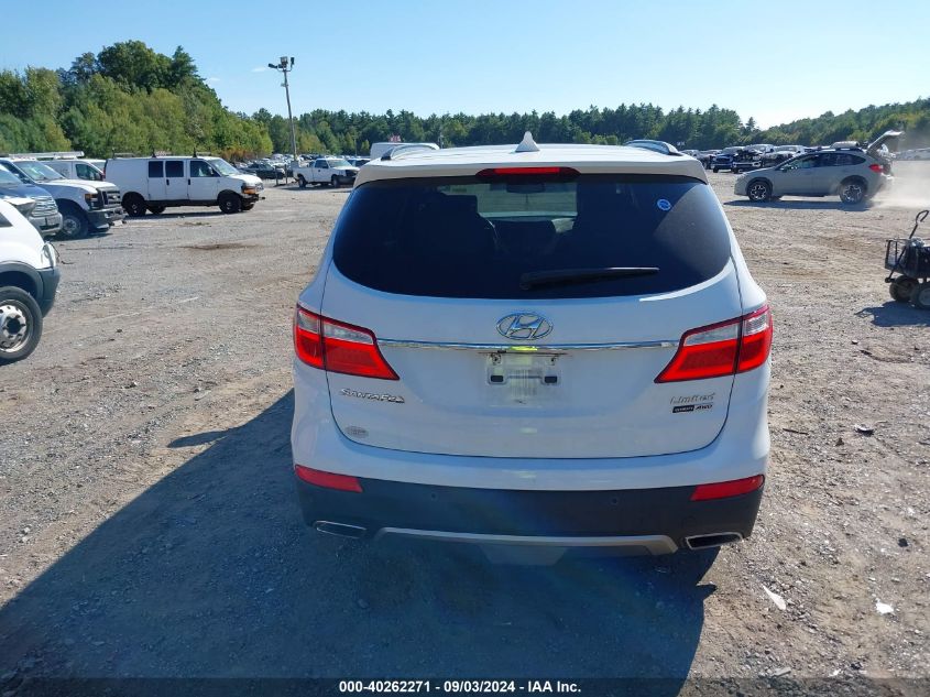 2015 Hyundai Santa Fe Limited VIN: KM8SRDHF3FU104042 Lot: 40262271