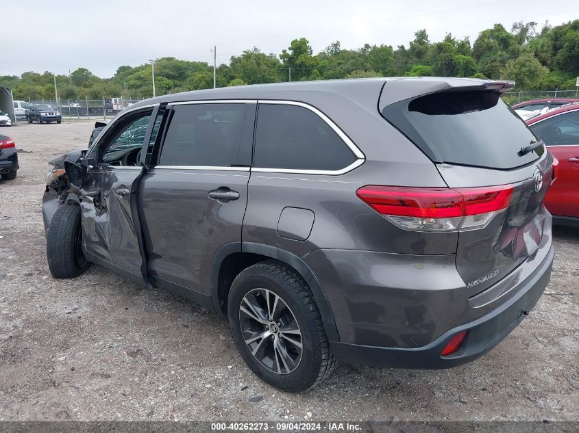 2019 Toyota Highlander Le VIN: 5TDZARFHXKS049664 Lot: 40262273