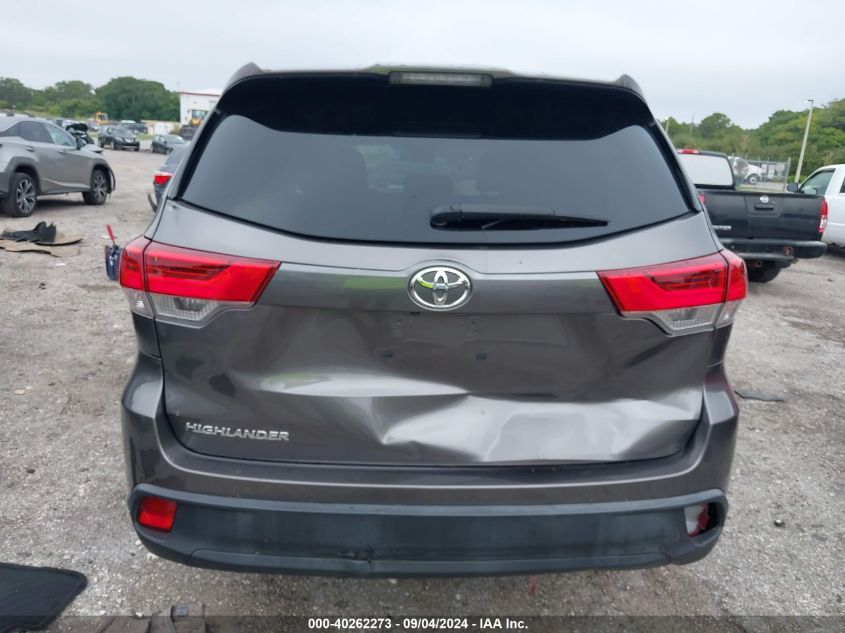 2019 Toyota Highlander Le VIN: 5TDZARFHXKS049664 Lot: 40262273