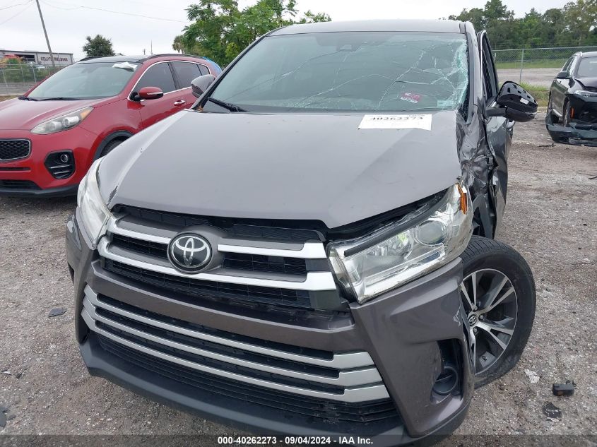 2019 Toyota Highlander Le VIN: 5TDZARFHXKS049664 Lot: 40262273