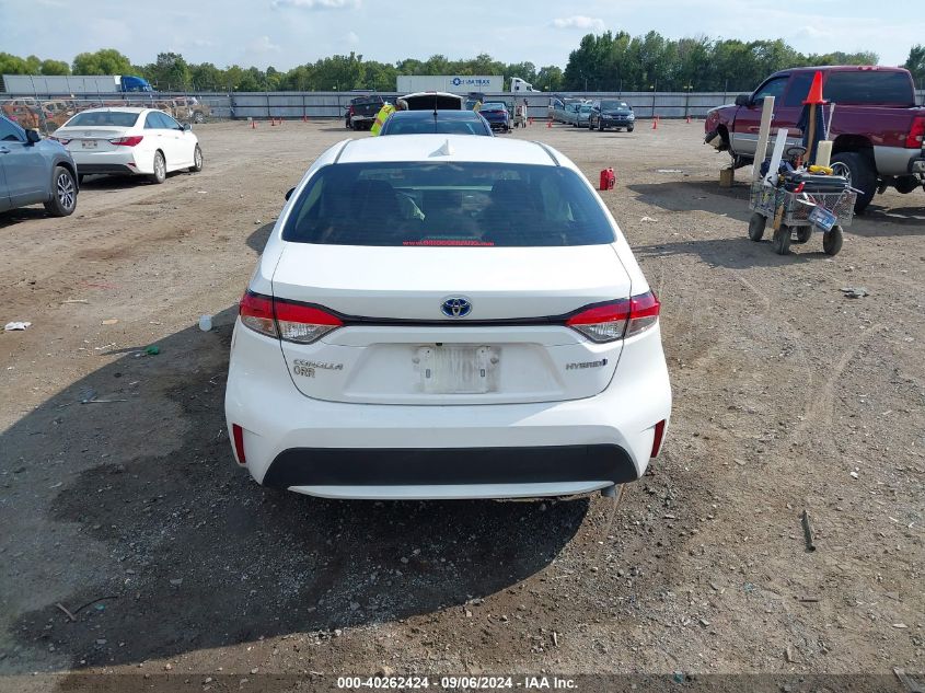 2020 Toyota Corolla Hybrid Le VIN: JTDEBRBE5LJ018442 Lot: 40262424