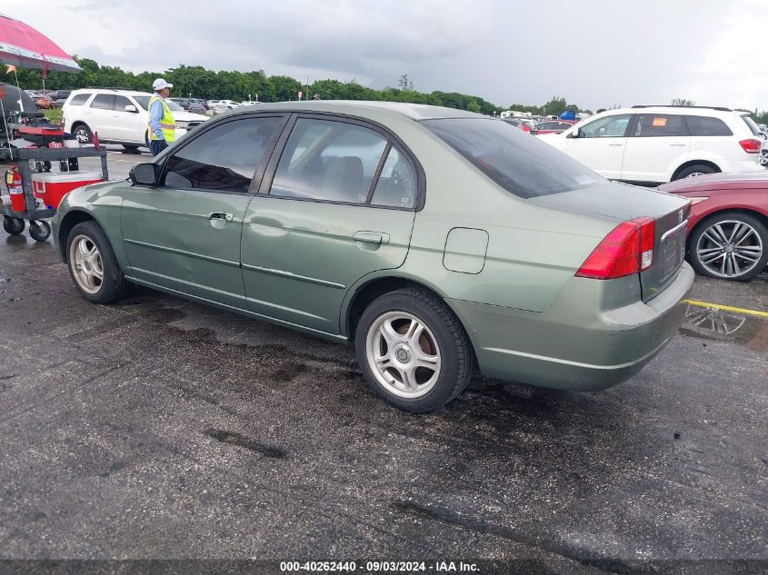 2003 Honda Civic Lx VIN: 1HGES16553L011623 Lot: 40262440