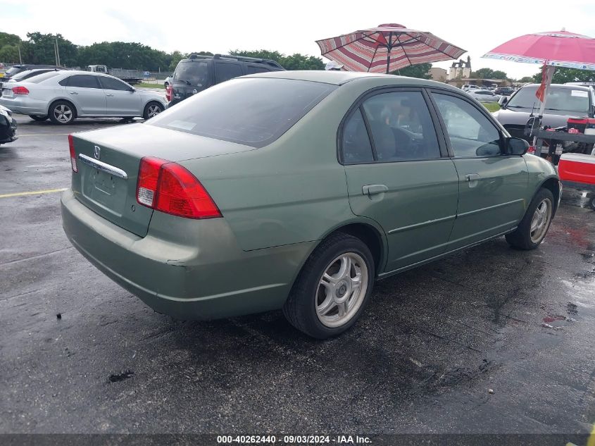 2003 Honda Civic Lx VIN: 1HGES16553L011623 Lot: 40262440