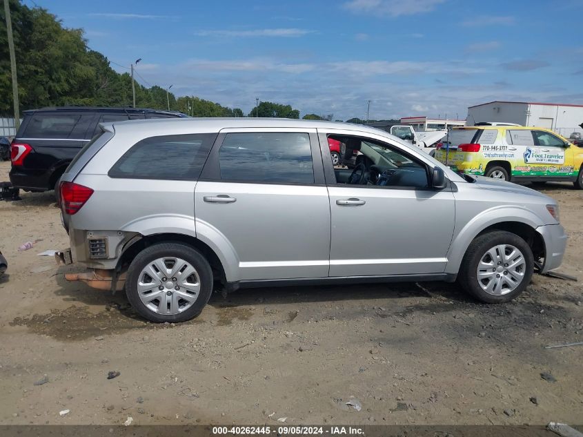 2014 Dodge Journey Se VIN: 3C4PDCAB7ET268221 Lot: 40262445