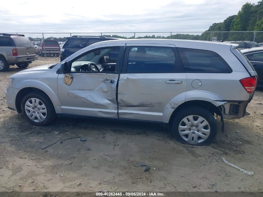 2014 Dodge Journey Se VIN: 3C4PDCAB7ET268221 Lot: 40262445