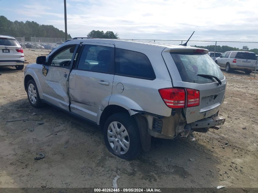 2014 Dodge Journey Se VIN: 3C4PDCAB7ET268221 Lot: 40262445