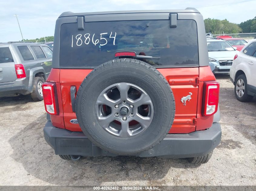 2023 Ford Bronco Big Bend/Black Diamond/Outer Banks VIN: 1FMDE5AP2PLB21872 Lot: 40262482