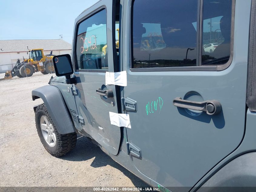 2015 Jeep Wrangler Unlimited Sport VIN: 1C4BJWDG5FL723477 Lot: 40262542