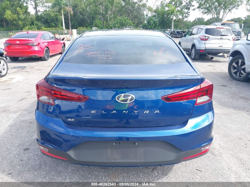 2019 Hyundai Elantra Se VIN: 5NPD74LF7KH495212 Lot: 40262543