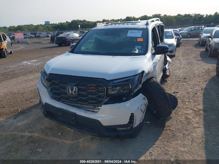 2023 Honda Passport Awd Trailsport VIN: 5FNYF8H6XPB012872 Lot: 40262551