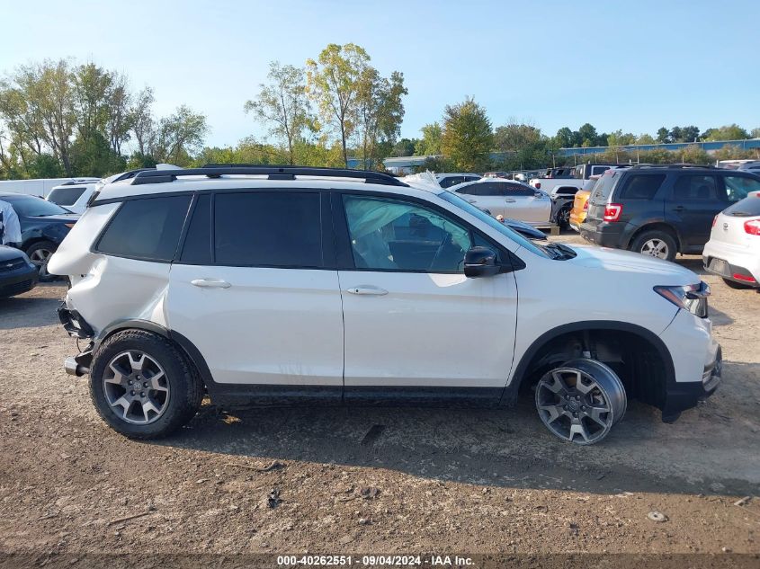 2023 Honda Passport Awd Trailsport VIN: 5FNYF8H6XPB012872 Lot: 40262551