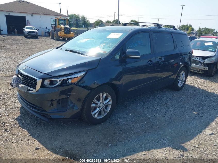 KNDMB5C19G6171396 2016 KIA SEDONA - Image 2