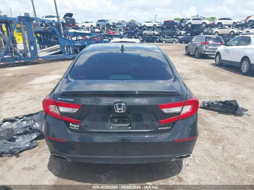 2022 Honda Accord Sport VIN: 1HGCV1F36NA101911 Lot: 40262588